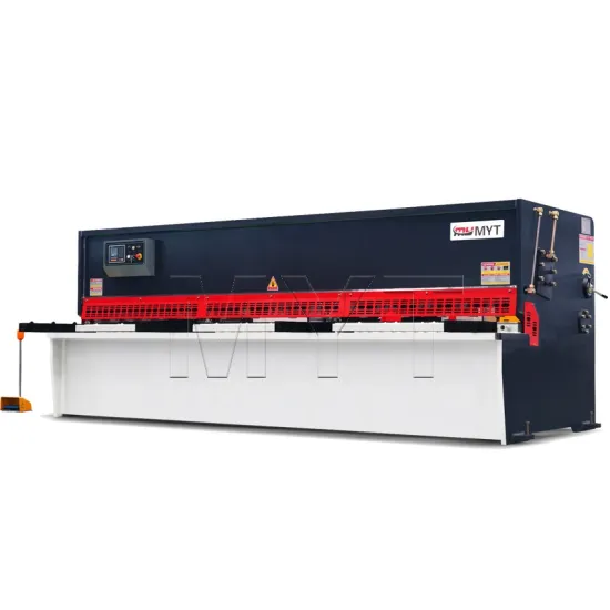 MYT Automatic CNC Hydraulic Guillotine Shearing Machine Equipped with Germany Elgo P10 Control System: Precision Metal Cutting Solutions