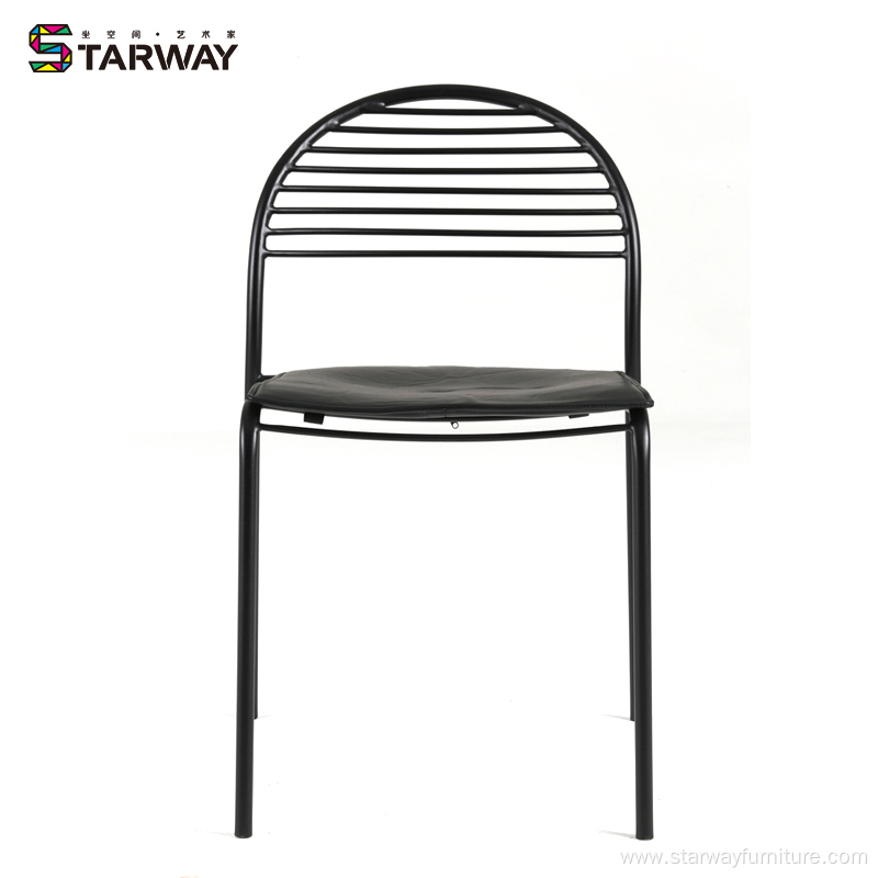 New outdoor and indoor furniture metal dinning armchair