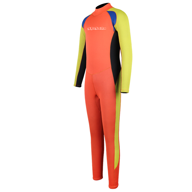 Seaskin Sıcak Tut Geri Zip Wetsuits Su Sporları