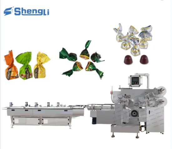 Automatic Chocolate Packaging Machine for Candy Wrapping Production Line