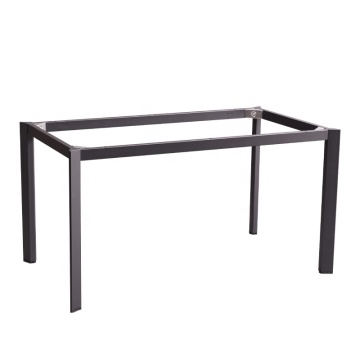 Full Metal Bracket Deformable Dining Table Frame - Square Design Furniture