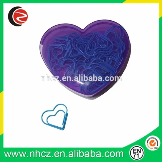 Heart shape factory price hot sale paper clip