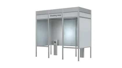 Custom Office Building Smoking Booth