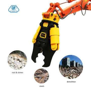 Hardox 500 Hydraulic Demolition Crusher for CE Excavator Rotation