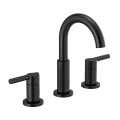 2 handle black widespread bathroom faucet sets