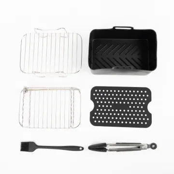 Wholesale BPA-Free Air Fryer Silicone Pot Liners and Rectangle Accessories Set