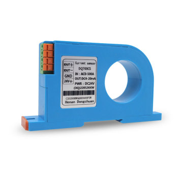 35mm DC AC 100A-500A Current Sensor with Modbus RS485 Output - DQ703CS