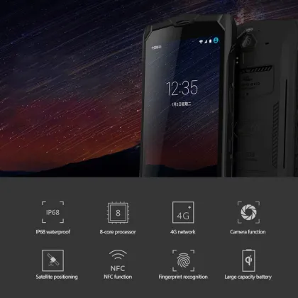Android IP68 Waterproof Military 4G Rugged