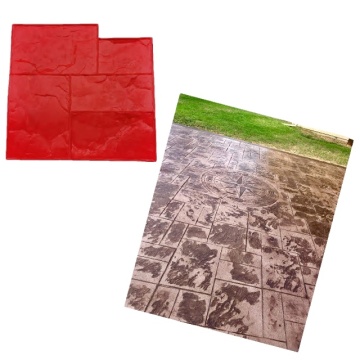 Custom Hot Sale Rubber Stamp Concrete Floor Landscaping Silicone Stamp Mold