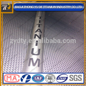 Good quality with letters ASTM338 Gr9 Seamless titanium pipe