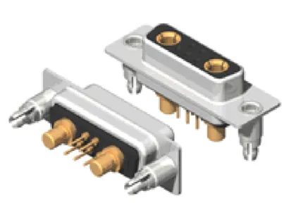 7W2 Power D-Sub Connector Socket Through Hole