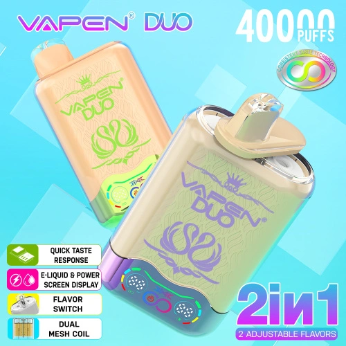 vapen flavors DUO 40K Ere Vape EU Warehouse Olupilẹṣẹ China PUFF 15000 Flavors:Lime disposable vape amazon nicotine