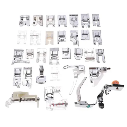 32pcs Sewing Machine Presser Foot Kit for Brother Singer Janome