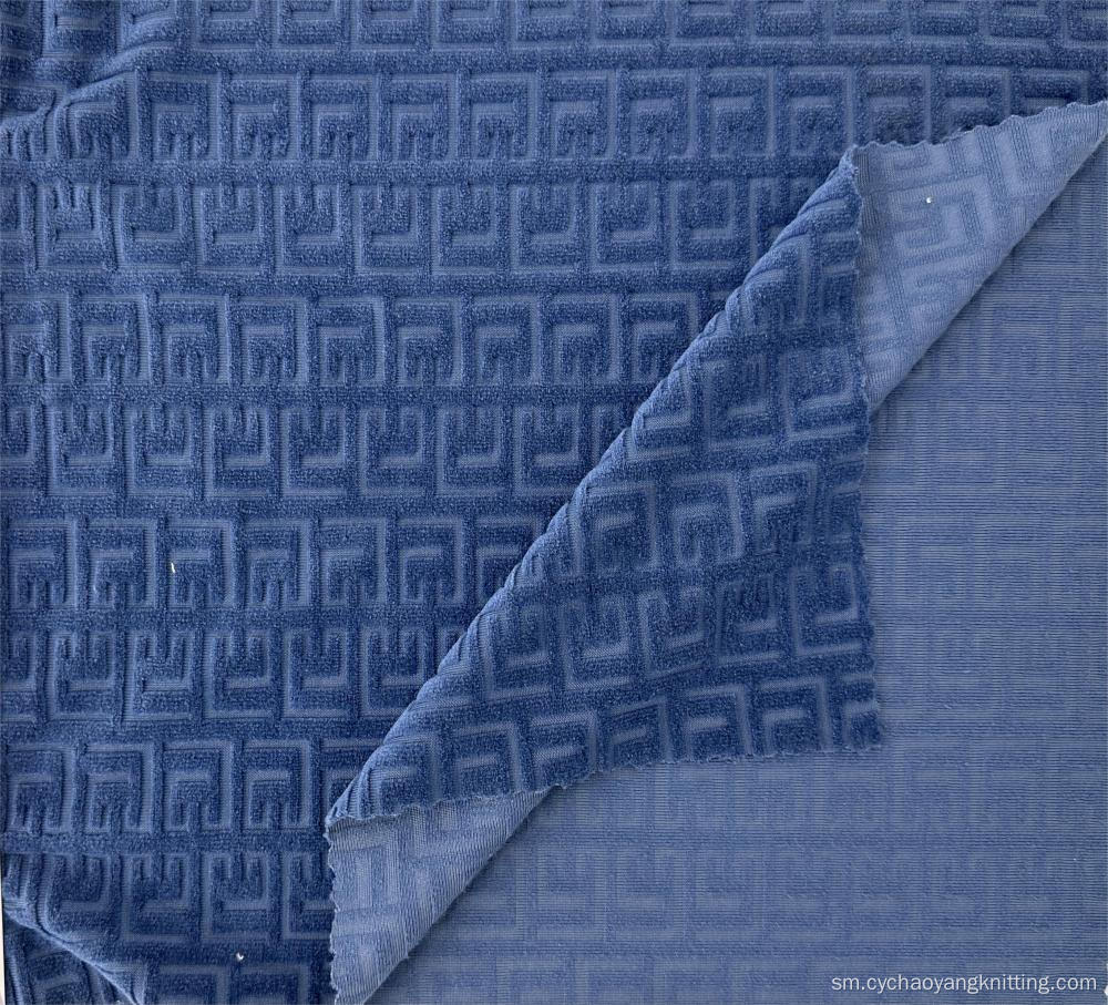 Faʻatulagaga 100% Polyester Spill Shitted Kuleted Lolomi Volvet