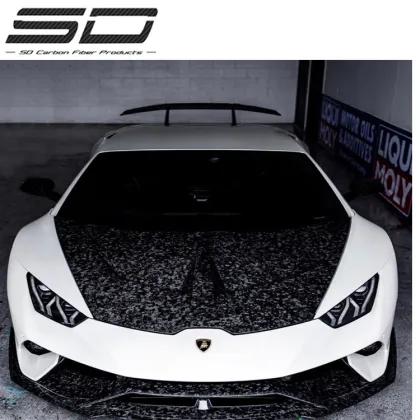 Forged Carbon Fiber Engine Hoods for Lamborghini Huracan LP580 LP610