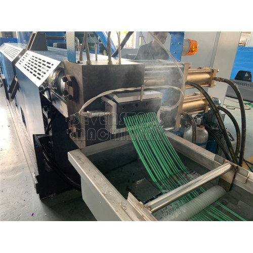 plastic film bags granulator line with compactor