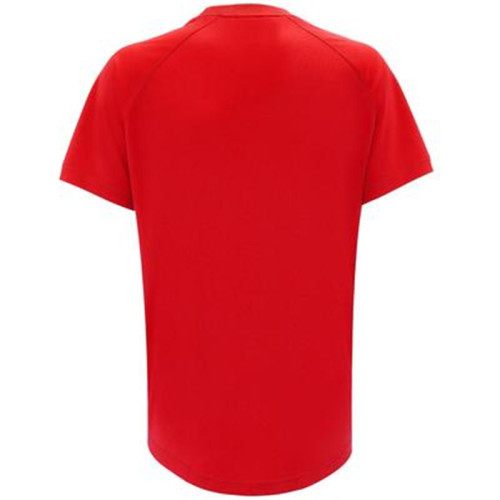लाल पॉलिएस्टर फुटबॉल शर्ट