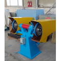 Double station polishing belt machine with dust cover