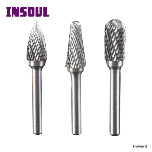 Rebarbas de metal duro de alta qualidade com design de haste