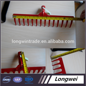 High quality steel garden rake, farming rake
