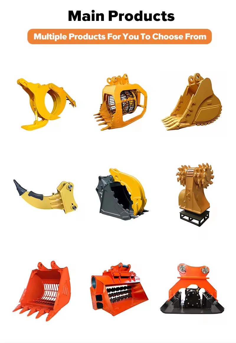 Berserk Engine Stone Rake For Excavator: Plc Clamp Rake Bucket ...