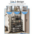 Household shoe rack door coat rack simple