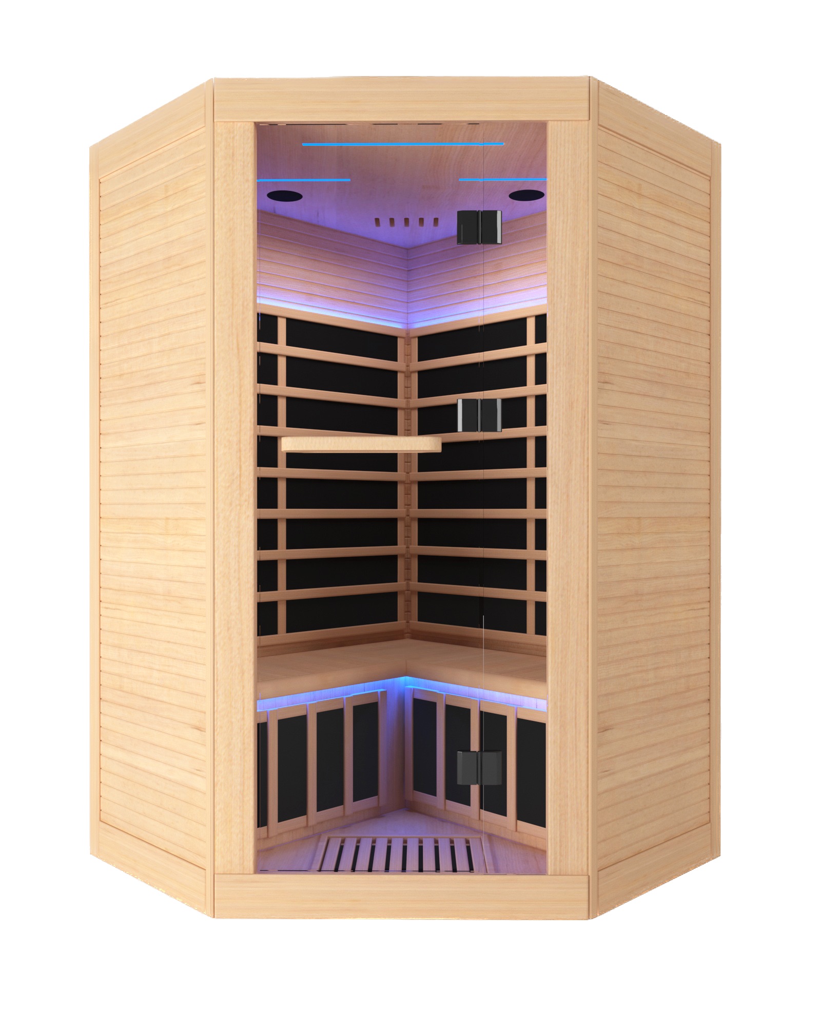 Sauna de sauna infravermelha interna Sauna de madeira