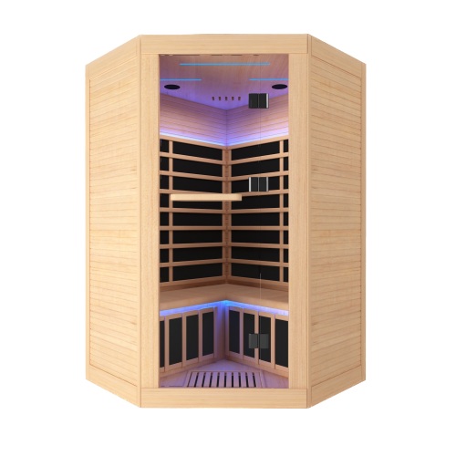 Sauna de sauna infravermelha interna Sauna de madeira