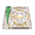 1 Core Fiber Optic Outlet with SC APC Adaptor