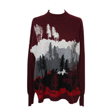 wool cable knit jumper