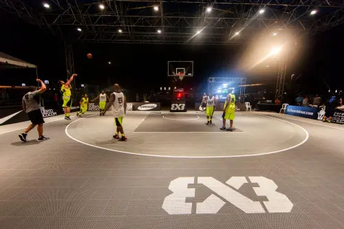 Fiba 3x3 Enlio Ses Interlocking Outdoor Sports Court Tiles 29 High