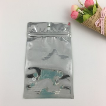 Bolsa resellable ecológica bolsa de paquete chapada en aluminio