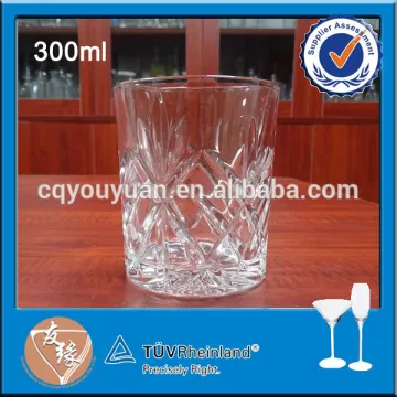 old fashioned glass 10oz crystal drinking glass for whiskey