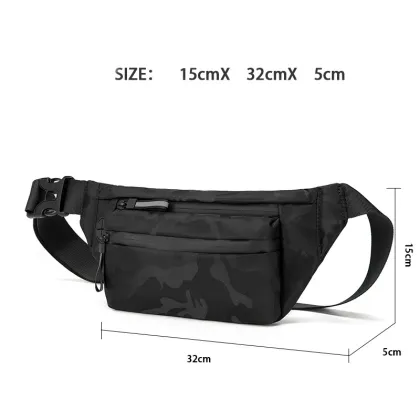 Bike Waist Bag: Handlebar Bag and Water Bottle Holder for Cycling and Hiking