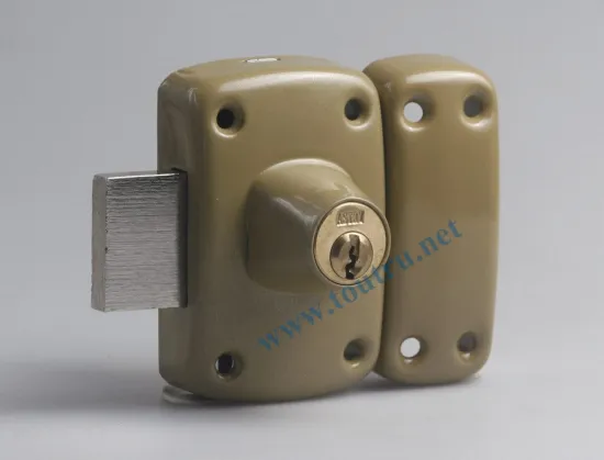 Security rim door lock solid brass lock