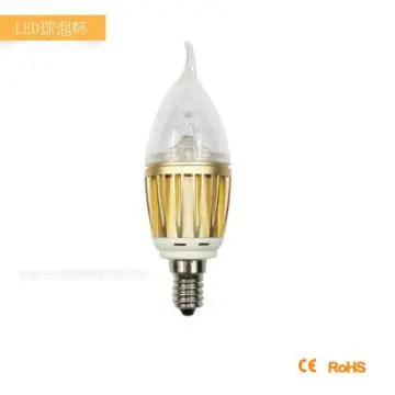 E14 3W Candle Shaped Energy Saving Light Bulbs /Lamp
