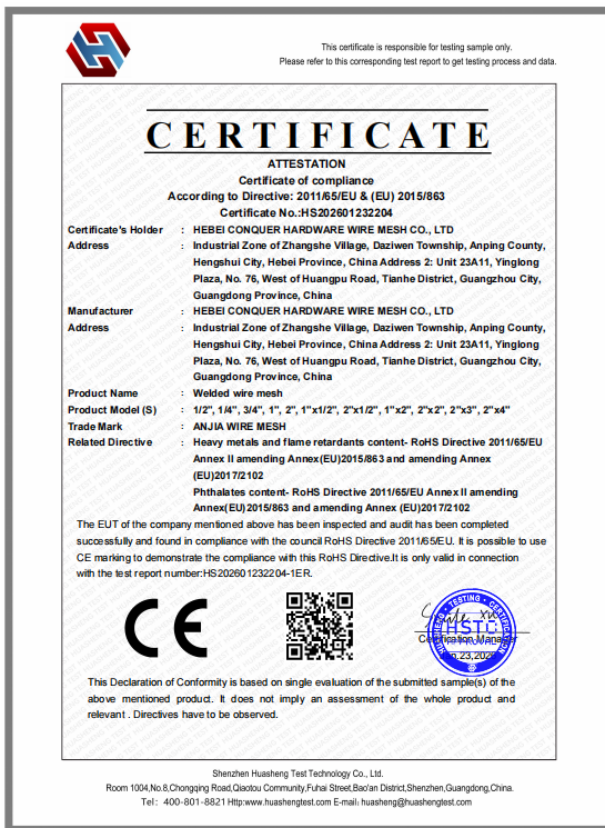 CE certification