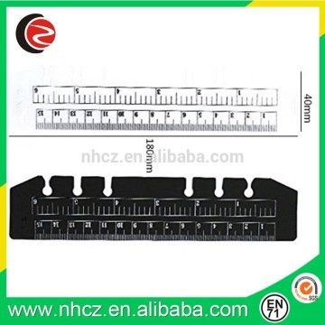 office Plastic and metal straight Rulers set