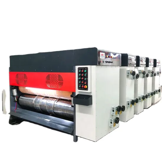Rotary Die-Cutter Machine for Automatic Flexo Ink Carton Printing in 4 Colors