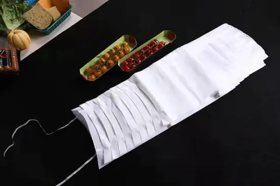 PE Materials PVDC Barrier Printable Taped Shrink Bags