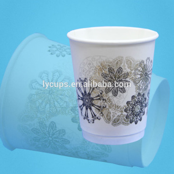 8oz 12oz 16oz Kraft Custom Printed Paper Coffee Cup