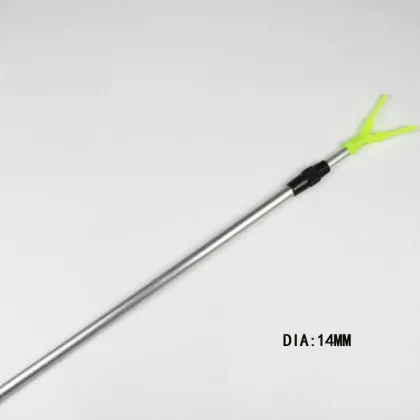 Portable Telescopic Aluminum Fishing Rod Bank Stick Holder