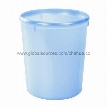 Plastic Trash Can, Durable, Ideal for Home/Hotel Use, Made of PP, 8L Middle Size