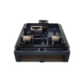 Tabón de panel de conector D-Sub RJ45 negro