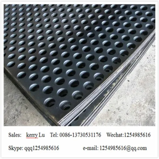 Round Hole Perforated Metal Mesh