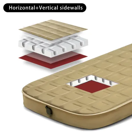 Luxury Camping Mattress: Comfortable 10cm Thickness 3D Double Sleeping Mat