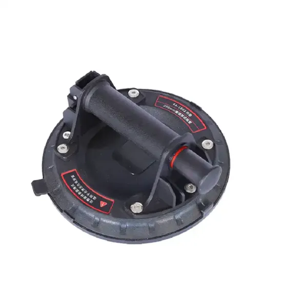 200mm Custom Logo Glass Tile Moving Tools: Pump Vacuum Suction Cups, 110kg Capacity