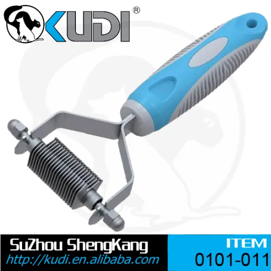 The best selling pet grooming products dematting tool with 12 knives dog brush