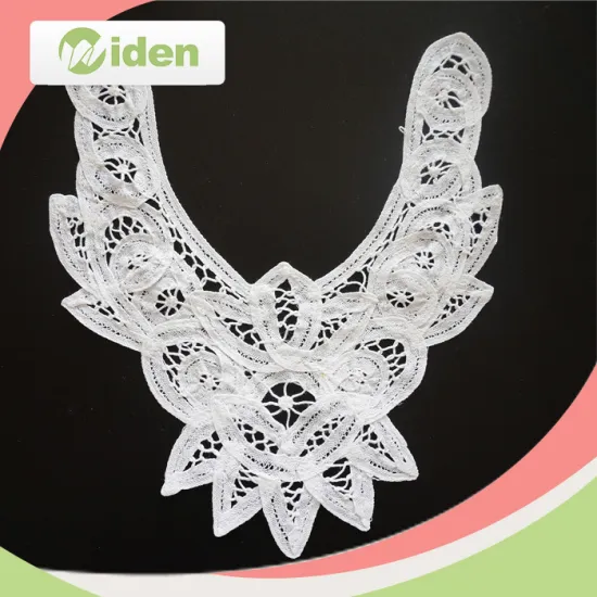 Heavy African Voile Neck Lace Batten Collar Lace by the Yard