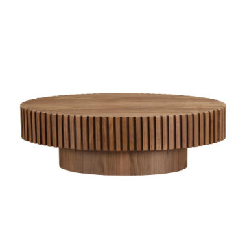 Modern Round Coffee Table Handcraft Drum Coffee Table Factory